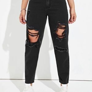 Ripped black jeans